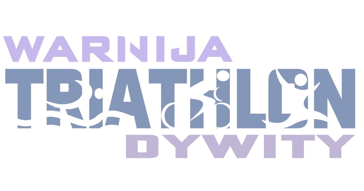 Plakat zapraszający do Dywit na Triathlon Warnija Dywity. 