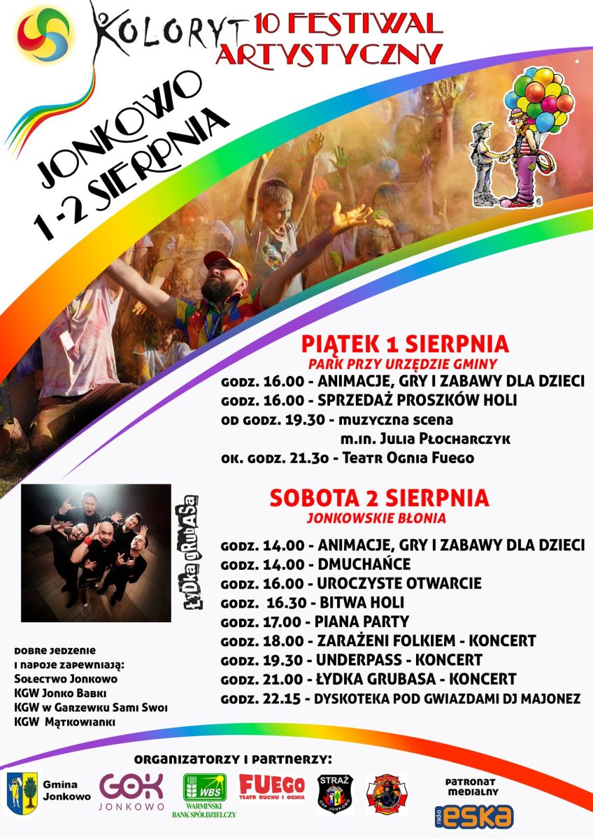 Jonkowo Koloryt Festiwal Artystyczny Jonkowo 2025