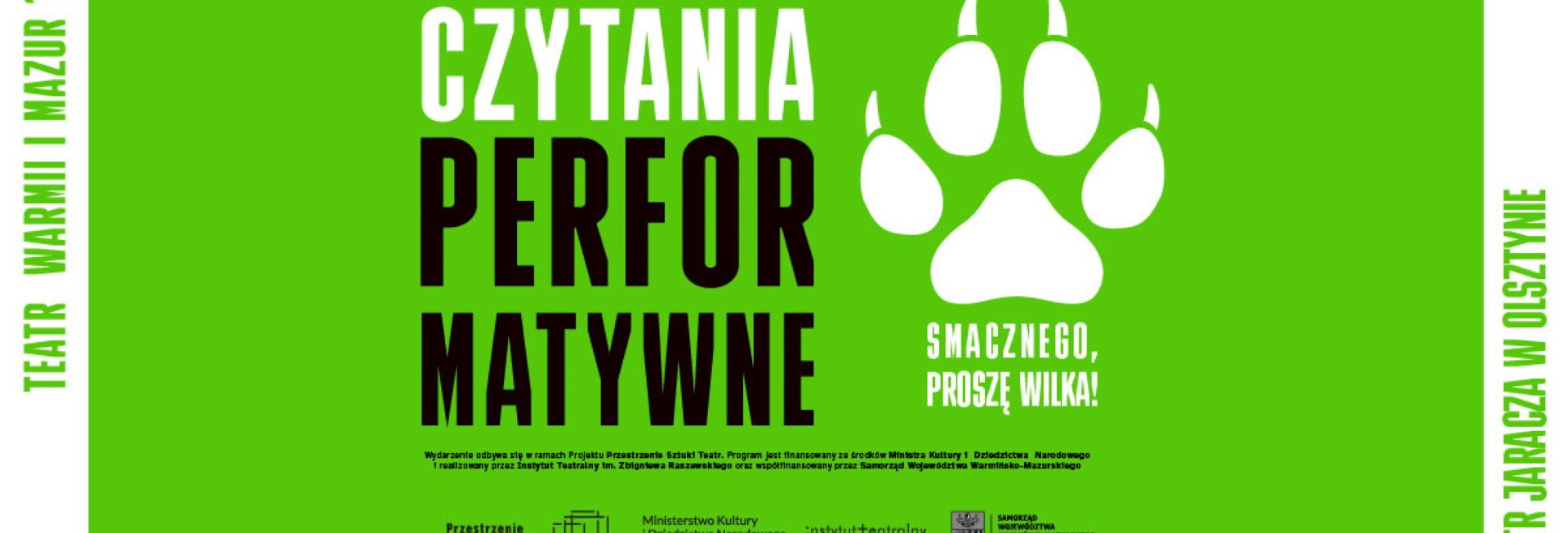 Plakat zapraszający w niedzielę 1 czerwca 2025 r. do Teatru Jaracza w Olsztynie na Dzień Dziecka w Teatrze Jaracza! Olsztyn 2025.