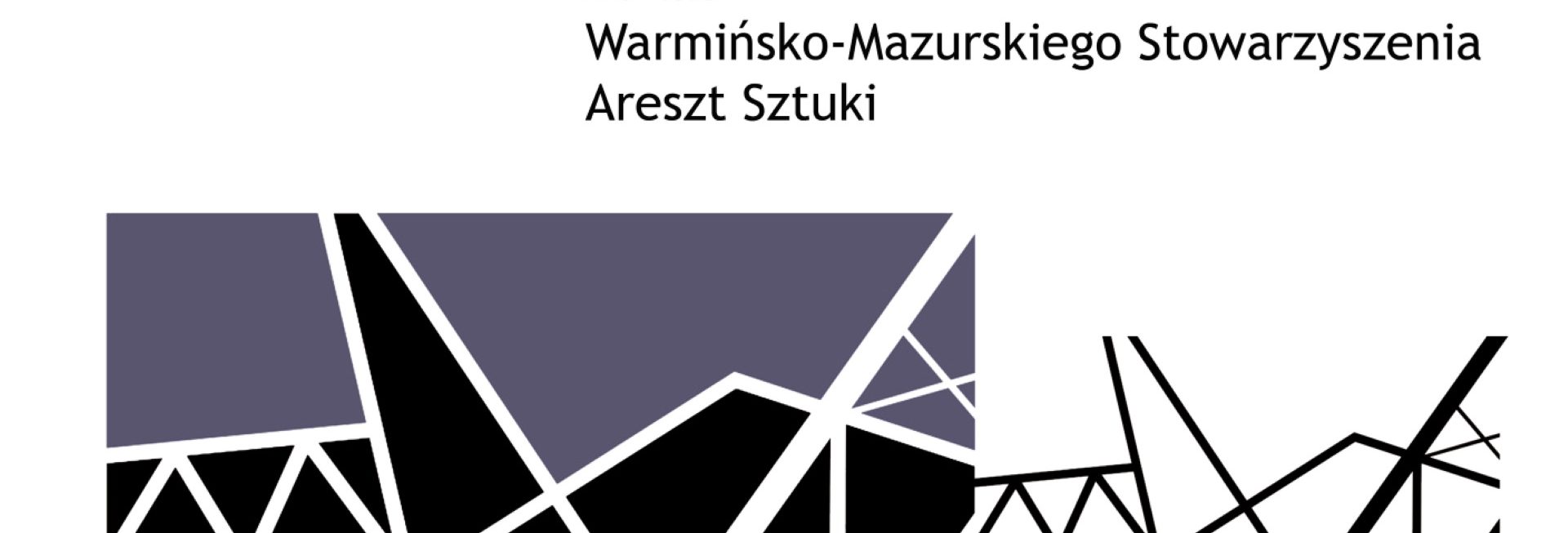Plakat zapraszający w czwartek 15 maja 2025 r. do Olsztynka na Wernisaż Wystawy „MOSTY” – 20 lat Warmińsko-Mazurskiego Stowarzyszenia Areszt Sztuki! Olsztynek 2025.