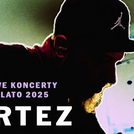 Plakat zapraszający na koncert Korteza 2025.