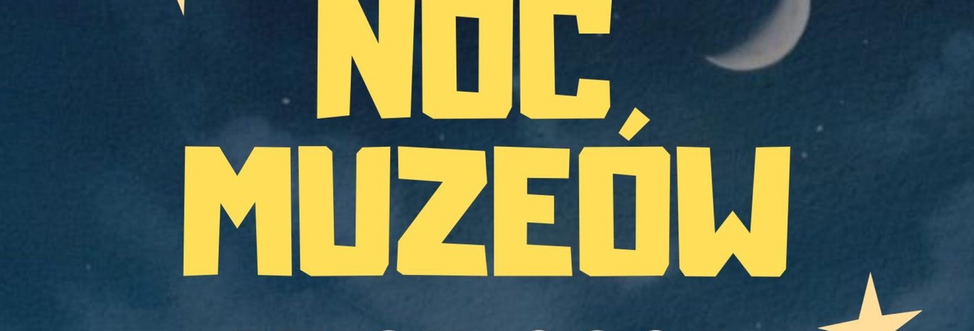 Plakat zapraszający w sobotę 17 maja 2025 r. do Pasymia na Noc Muzeów Pasym 2025.