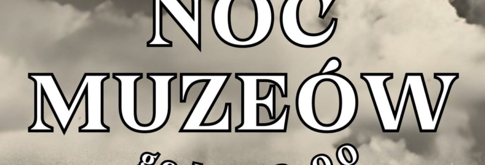 Plakat zapraszający w piątek 16 maja 2025 r. do Rynu na Noc Muzeów Miasto RYN 2025.