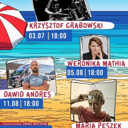 Plakat zapraszający do Olsztyna na spotkania z cyklu Latem Wybieram Kulturę Planeta 11 Olsztyn 2025.