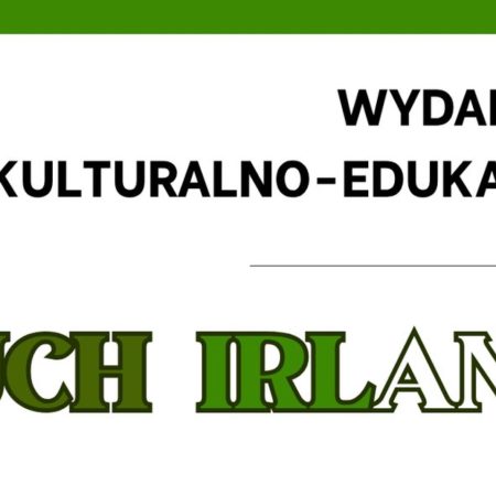 Plakat zapraszający w poniedziałek 9 czerwca 2025 r. do Olsztyna na wydarzenie kulturalno-edukacyjne "Duch Irlandii" Planeta 11 Biblioteka Olsztyn 2025.