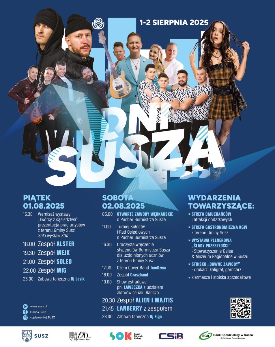 Dni Susza 2025 program imprezy.