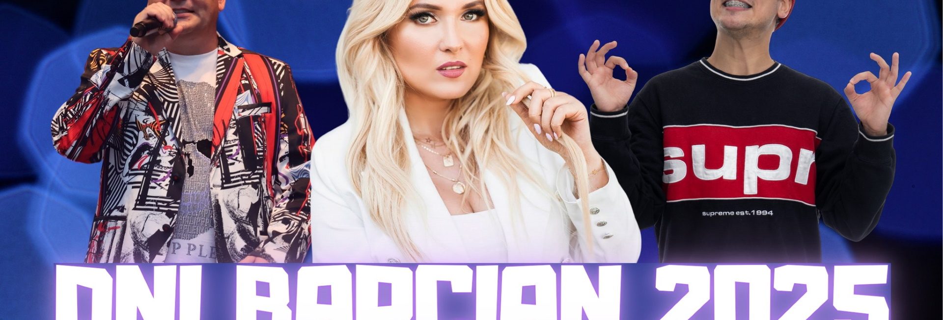 Plakat zapraszający w dniach 18-19 lipca 2025 r. do miejscowości Barciany na Dni Barcian 2025.