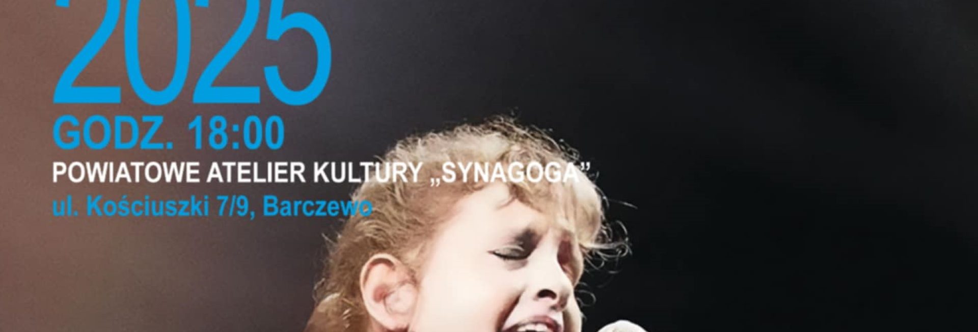 Plakat zapraszający w niedzielę 20 lipca 2025 r. do Barczewa na Koncert "Pamięć i Tożsamość" Barczewo 2025.