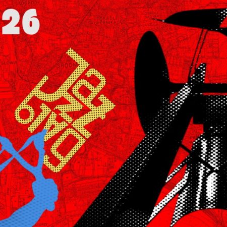 Plakat zapraszający w dniach 25-26 lipca 2025 r. do Elbląga na Jazzbląg Festiwal Elbląg 2025. 