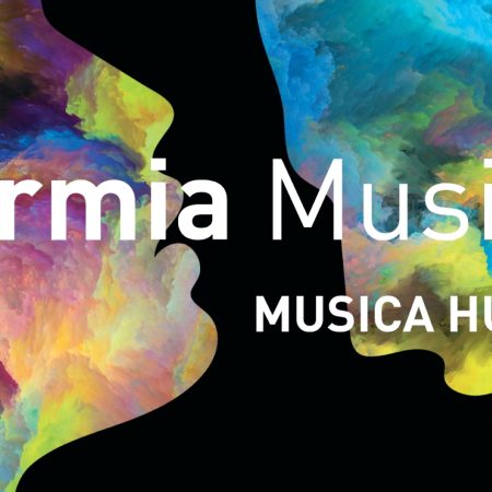 Plakat zapraszający na koncerty Festiwalu Varmia Musica "Musica Humana" 2025. 
