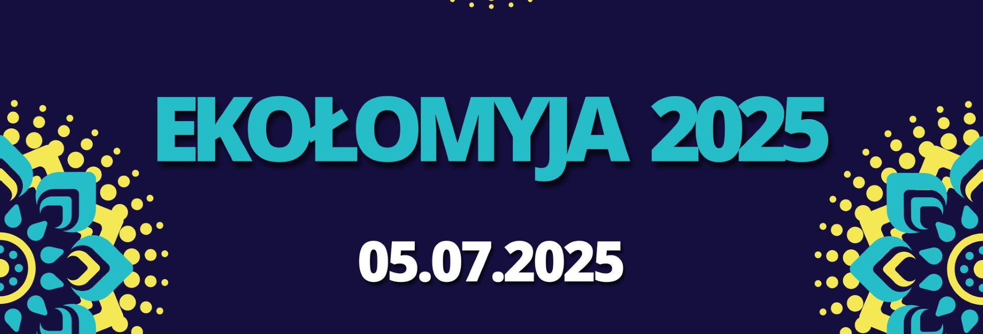 Plakat zapraszający w sobotę 5 lipca 2025 r. do Górowa Iławeckiego na Festiwal Kultury Ukraińskiej Ekołomyja Górowo Iławeckie 2025. 