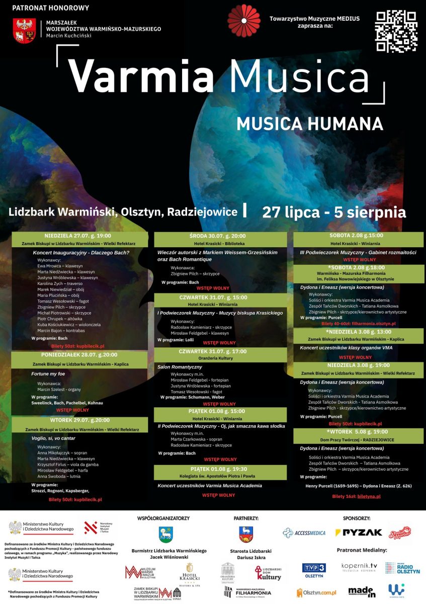 Koncert Varmia Musica 2025 program imprezy.