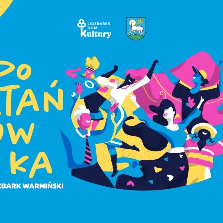 Plakat zapraszający w sobotę 2 sierpnia 2025 r. do Lidzbarka Warmińskiego na Potańcówkę w Lidzbarku Warmińskim 2025.