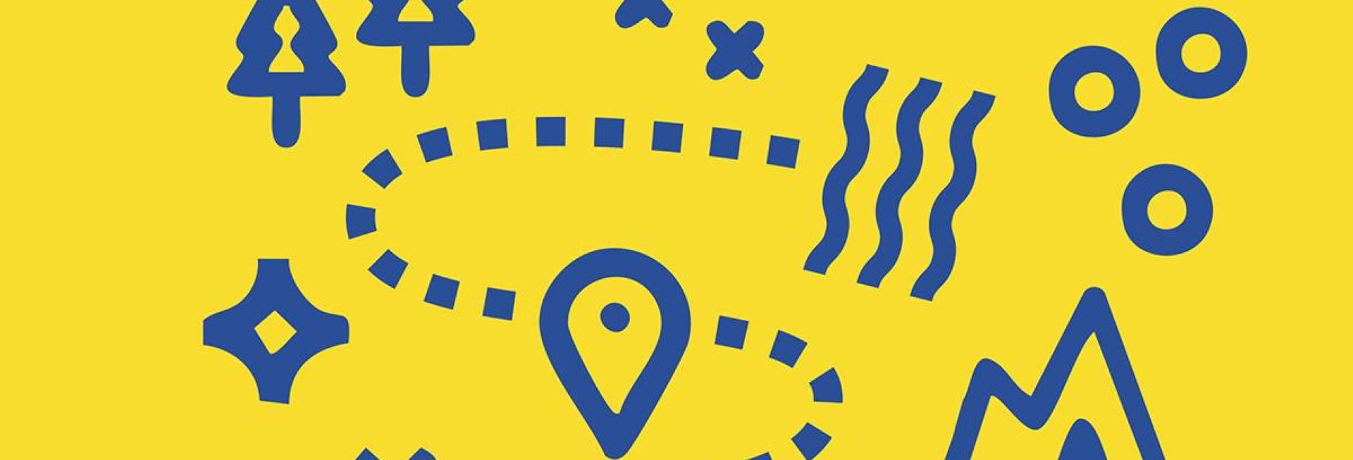 Plakat zapraszający w dniach 26-27 lipca 2025 r. do Sztynortu na Warsztaty dla Dzieci i Młodzieży "Dźwiękospacery" Memuak Sztynort 2025.