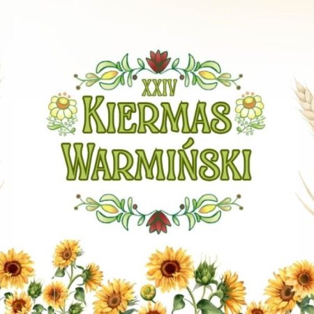 Plakat zapraszający w niedzielę 7 września 2025 r. do miejscowości Brąswałd w gminie Dywity na kolejną edycję Kiermasu Warmińskiego Brąswałd 2025.