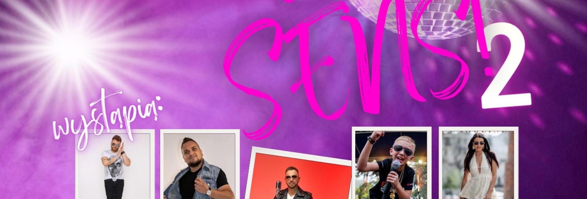 Plakat zapraszający w czwartek 14 sierpnia 2025 r. do Giżycka na Koncert Charytatywny Na Rzecz Natana Sałka "Dance Ma Sens 2" Giżycko 2025. 