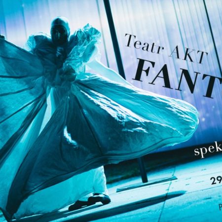 Plakat zapraszający w piątek 29 sierpnia 2025 r. do Mrągowa na Teatr pod gwiazdami – „Fantomy” w Mrągowie 2025. 