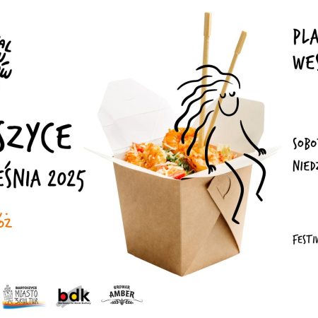 Plakat zapraszający w dniach 27-28 września 2025 r. do Bartoszyc na Festiwal Smaków Food Trucków Bartoszyce 2025.