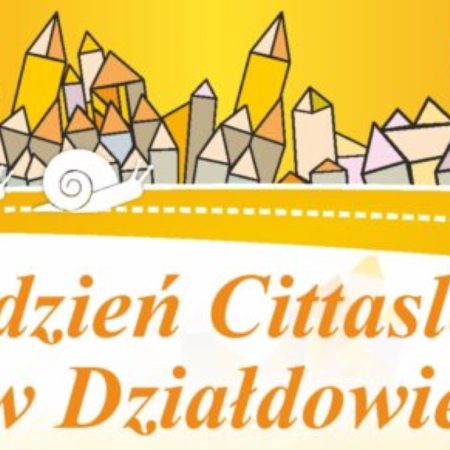 Plakat zapraszający w dniach 22-28 września 2025 r. do Działdowa na Tydzień Cittaslow Działdowo 2025. 