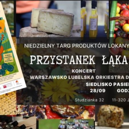 Plakat zapraszający w niedzielę 28 września 2025 r. do miejscowości Studzianka w gminie Jeziorany na festyn w Rytmie Przesilenia – Święto Plonów w Siedlisku Pasieka! Studzianka 2025.