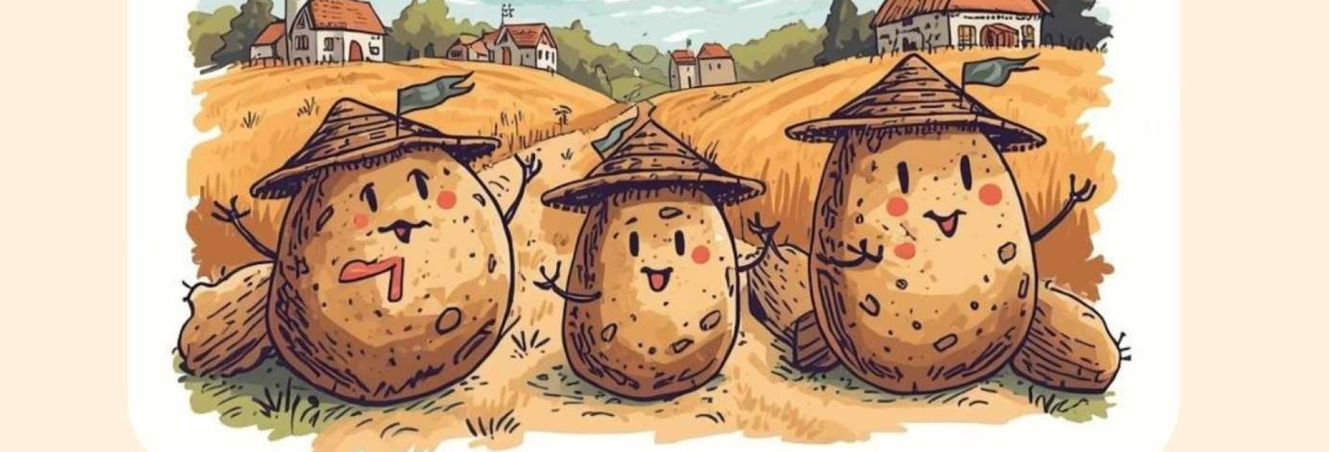 Plakat zapraszający w niedzielę 21 września 2025 r. do miejscowości Świątki w powiecie olsztyńskim na Sołeckie Święto Ziemniaka Świątki 2025. 