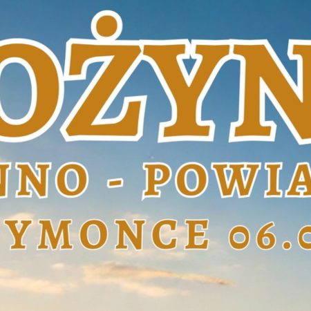Plakat zapraszający w sobotę 6 września 2025 r. do miejscowości Szymonka w gminie Ryn na Dożynki Gminno-Powiatowe Szymonka 2025.