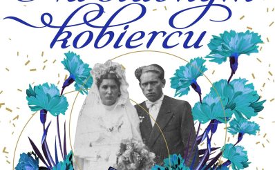 Plakat zapraszający w dniach od 19 lutego 2025 r. do 12 marca 2026 r. do Węgorzewa na Wystawy "Na ślubnym Kobiercu" & ,,Wycinanka kurpiowska na tkaninie" Muzeum w Węgorzewie. 
