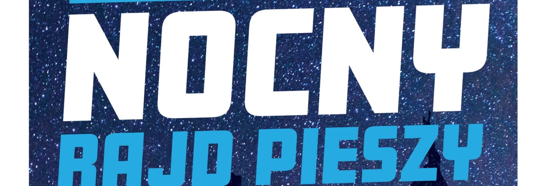 Plakat zapraszający w niedzielę 19 października 2025 r. do Biskupca na Nocny Rajd Pieszy - Odkryj Magię Biskupca po Zmroku Biskupiec 2025.