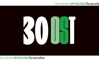 Plakat zapraszający do Olsztyna w dniach 4-9 listopada 2025 r. do Teatru Jaracza w Olsztynie na 30. edycję Olsztyńskich Spotkań Teatralnych - Teatr Jaracza Olsztyn 2025.