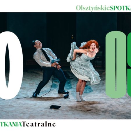 Plakat zapraszający w niedzielę 9 listopada 2025 r. do Teatru Jaracza w Olsztynie na spektakl teatralny "Hotel ZNP. Rękopis znaleziony w popielniczce" Teatr Jaracza Olsztyn 2025.
