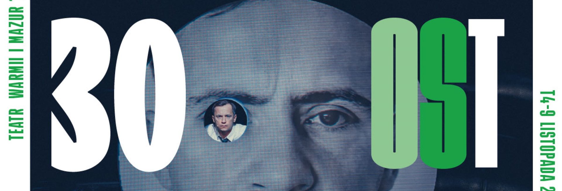 Plakat zapraszający w piątek 7 listopada 2025 r. do Teatru Jaracza w Olsztynie na spektakl teatralny "Jak nie zabiłem swojego Ojca i jak bardzo tego żałuję" Teatr Jaracza Olsztyn 2025. 