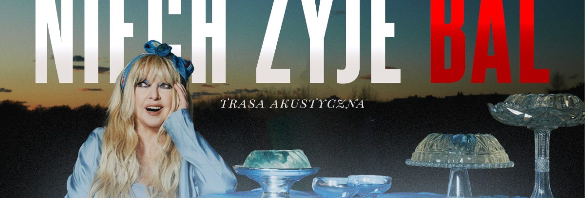 Plakat zapraszający w piątek 16 stycznia 2026 r. do Olsztyna na Koncert Maryla Rodowicz „Niech żyje bal” Hala Urania Olsztyn 2026. 