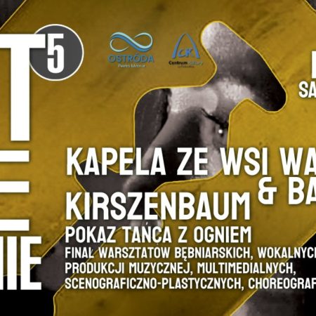 Plakat zapraszający w sobotę 15 listopada 2025 r. do Ostródy na koncert finałowy „Ostre Dzianie#5” Ostróda 2025.