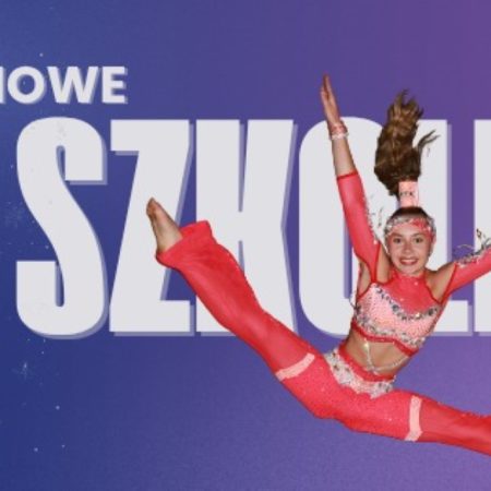 Plakat zapraszający w dniach 19-23 stycznia 2026 r. do Elbląga na Ferie Zimowe na Warmii i Mazurach 2026 "Zimowe Szkolenie Taneczne" Elbląg.