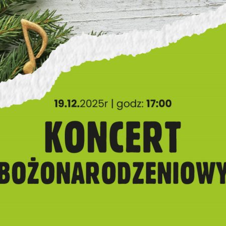 Plakat zapraszający w piątek 19 grudnia 2025 r. do miejscowości Kurzętnik na Kurzą Górę na Koncert Bożonarodzeniowy Kurza Góra Kurzętnik 2025