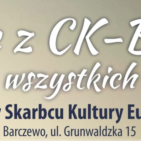Plakat zapraszający w dniach 20-29 stycznia 2026 r. do Barczewa na ferie zimowe na Warmii i Mazurach 2026 "Ferie z Centrum Kulturalno-Bibliotecznym" Barczewo 2026.