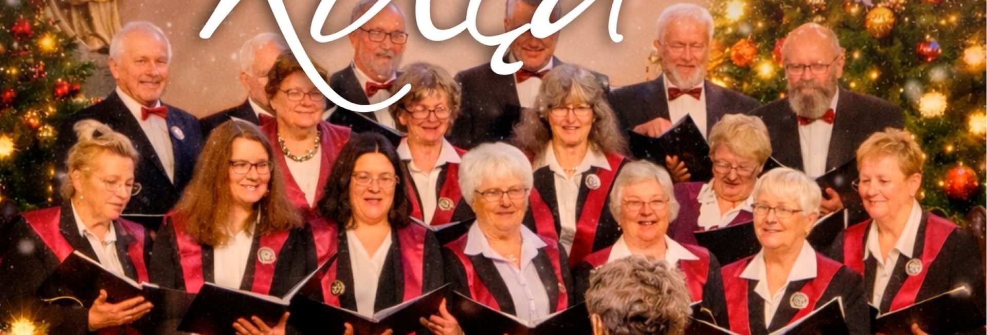 Plakat zapraszający w środę 14 stycznia 2026 r. do Barczewa na koncert kolęd Barczewskiego Chóru Moderato Barczewo 2026. 