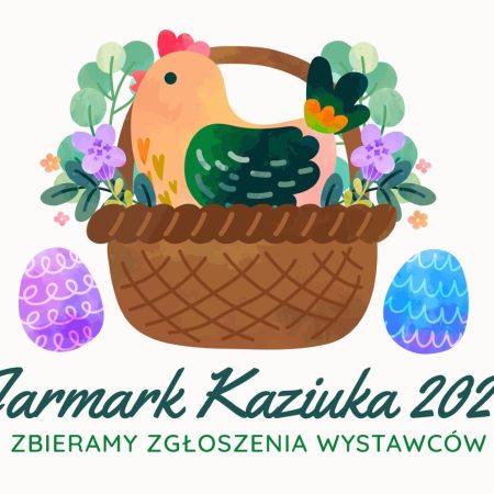 Plakat zapraszający w sobotę 28 lutego 2026 r. do Ełku na 36. edycję Jarmarku Kaziuka Ełk 2026. 