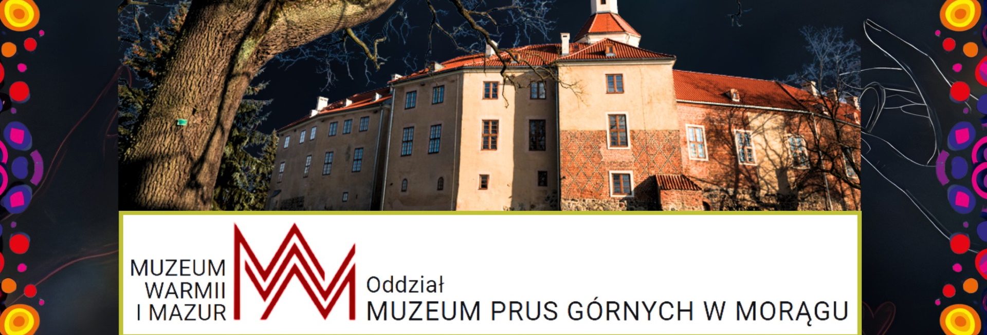 Plakat zapraszający w niedzielę 25 stycznia 2026 r. do Morąga na bezpłatne zwiedzanie Muzeum Prus Górnych Morąg 2026. 