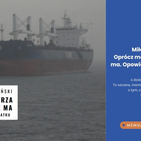 Plakat zapraszający w sobotę 7 lutego 2026 r. do Sztynortu na spotkanie autorskie - „Oprócz morza nic już nie ma. Opowieści ze statku” Memuak Sztynort 2026. 