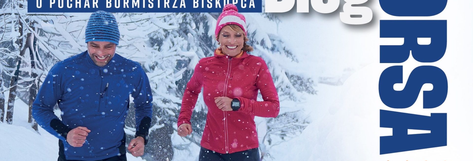 Plakat zapraszający w sobotę 28 lutego 2026 r. do Biskupca na 12. edycję Dadajowego Biegu Morsa – Grand Prix Biskupca 2026. 