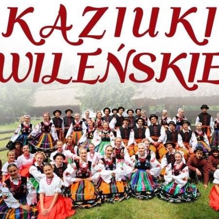 Plakat zapraszający w niedzielę 1 marca 2026 r. do Giżycka na koncert Wileńskich Kaziuków! Giżycko 2026.  
