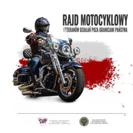 Plakat zapraszający we wtorek 5 maja 2026 r. do Giżycka na Rajd motocyklowy Weteranów Giżycko 2026.