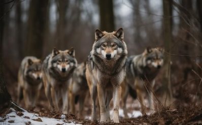 Zdjęcie zapraszające do miejscowości Łękuk Mały gminie Wydminy na kolejną edycję Wilczego Festiwalu Folwark Łękuk - Puszcza Borecka. fot. www.mikrowyprawy.com.pl 