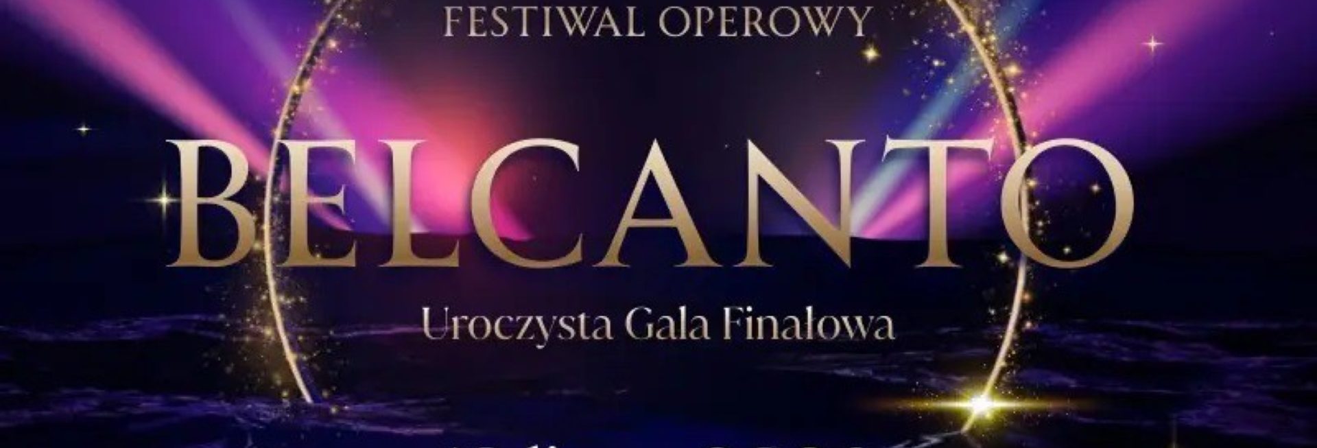 Plakat zapraszający w sobotę 18 lipca 2026 r. do Mrągowa na Galę Finałową 11. edycji Mazurskiego Festiwalu Operowego Belcanto Mrągowo 2026.