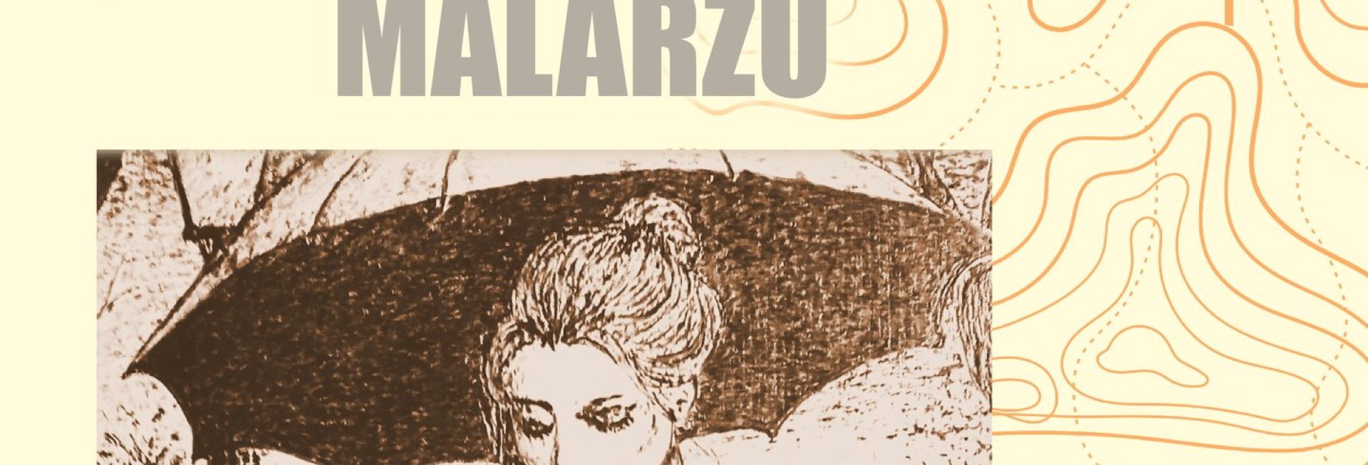 Plakat zapraszający w czwartek 19 marca 2026 r. do Działdowa na wernisaż wystawy pirograficznej Marka Lecha pt. „Ballada o dziwnym malarzu” Muzeum Pogranicza Działdowo 2026. 