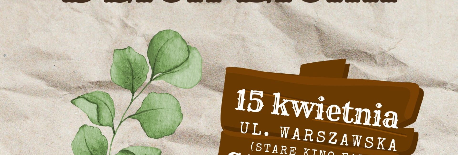 Plakat zapraszający w środę 15 kwietnia 2026 r. do Giżycka na Giżycki Dzień Ziemi 2026. 