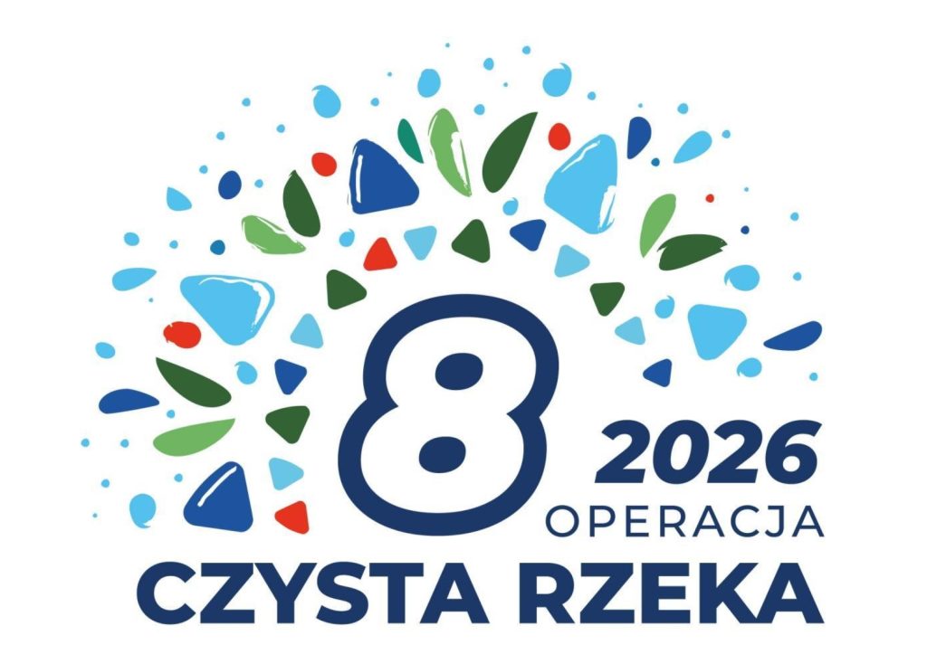 Plakat zapraszający w sobotę 18 kwietnia 2026 r. do Miłomłyna na Operację Czysta Rzeka Miłomłyn 2026. 