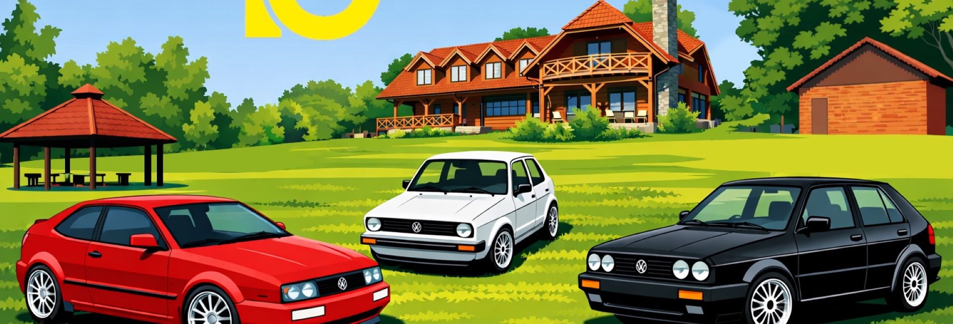 Plakat zapraszający w dniach 27-28 czerwca 2026 r. do miejscowości Winiec w gminie Miłomłyn na MASURIA 2026 & 10urodziny VagOstróda Winiec 2026. 