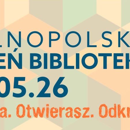 Plakat zapraszający w dniach 8-15 maja 2026 r. do Barczewa na Ogólnopolski Tydzień Bibliotek Barczewo 2026.